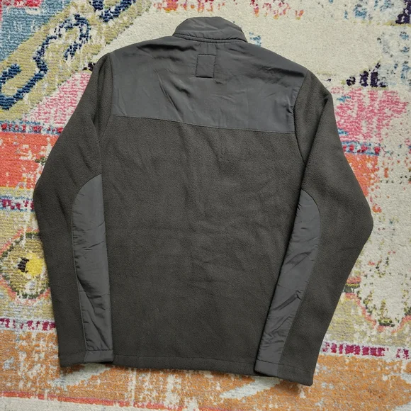 Vuori Morrow Sherpa Jacket Men Small Dark Oregano Green Long Sleeve Full Zip - Picture 13 of 15